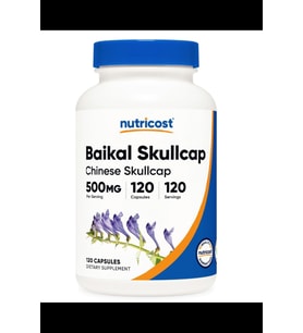 Nutricost Baikal Skullcap 500mg 120 Vegetarian Capsul. Usa.3730 (Renksiz)