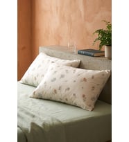 Blush Pamuklu 2'li Yastık Kılıfı 50x70 cm