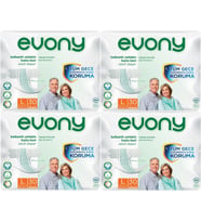 Evony Hasta Bezi Yetişkin Bel Bantlı Tekstil Yüzey L-Büyük 120 Adet (4PK*30)