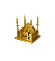 Gold Renk Cami Figürü Sevenlere 14 Cm Dekoratif Masaüstü