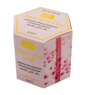 Japon Kiraz Çiçeği Kokusu Alkolsüz Esans 6Ml. 6'lı Paket