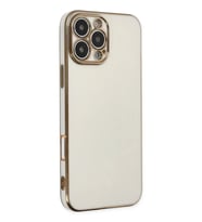 Newface Apple iPhone 16 Pro Max Kılıf Volet Silikon - Beyaz
