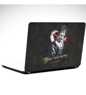 Atatürk Beni Hatırlayınız Laptop Sticker 17 inch (39X27CM)
