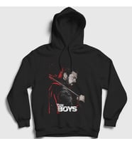 Presmono Unisex Siyah Crowbar Billy Butcher The Boys Kapüşonlu Sweatshirt 458001tt