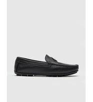 Hakiki Deri Siyah Erkek Loafer