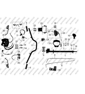 Mondial Atv Md150 Hd-X Ayna Orj