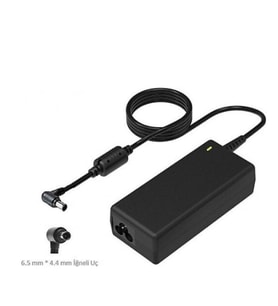 Monitör Adaptörü 19 V 2.1 Amper Sony Samsung Lg Adaptör 6.5x4.4 (Siyah)