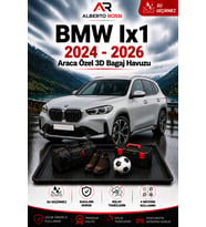 BMW Ix1 2024 - 2026 Araca Özel 3D Bagaj Havuzu