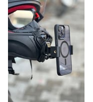 Motosiklet Kask Telefon Tutucu (bluetooth kumandalı)