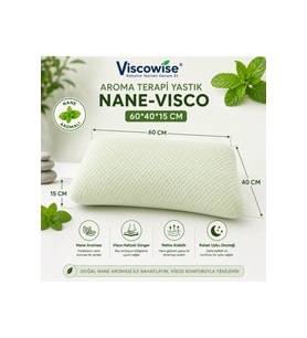 AROMA TERAPİ YASTIK NANE-VISCO/60*40*15 CM (ÇANTALI)