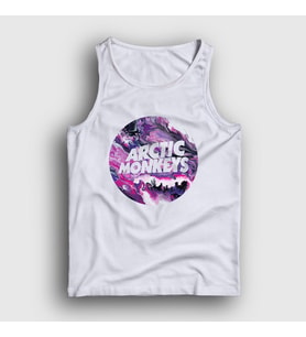 Presmono Unisex Beyaz Planet Arctic Monkeys Atlet 293420tt