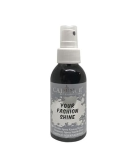 Cadence Your Fashion Shine Sprey Kumaş Boyası 100 ml. FS-1119 METALİK SİYAH 