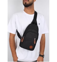 Bagacar 3475 Çapraz Göğüs Body Bag ve Sırt Çantası Siyah