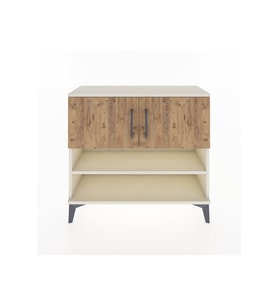 Arges Şifonyer 3 Raflı 2 Kapaklı 88x30x80 Aytaşı-Çam