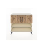 Arges Şifonyer 3 Raflı 2 Kapaklı 88x30x80 Aytaşı-Çam