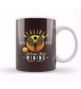 Dune Atreides Melange Spice Mining Kupa Bardak Porselen