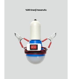 12v Led Ampul Anahtarlı Kablolu Pratik Aydınlatma