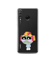 Huawei P30 Lite Uyumlu Baskılı Yumuşak Silikon Şeffaf Telefon Kılıfı