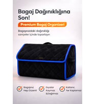Bagaj Çantası Oto Bagaj Organizer Lüks Tay Tüyü Su Geçirmez Kaymaz Katlanır Düzenleyici
