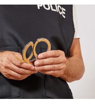Metal Malzemeden İmal Anahtarlı Oyuncak Polis Si