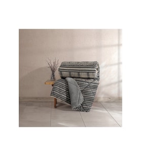 Cotton Box Velvet Çift Kişilik Yorgan Timbre Antrasit 195x215 Cm