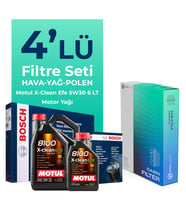 Bosch Renault Austral 1.3 Hybrid Filtre Bakım Seti Motul Motor Yağlı (2022-2025) 4 Lü