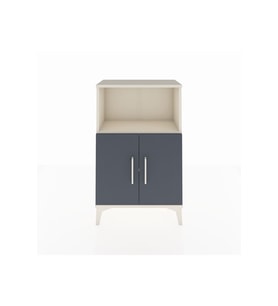 Arges Komodin 2 Raflı 2 Kapaklı 60x30x96 Aytaşı-Antrasit