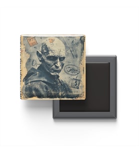 Voldemort - Baskılı Buzdolap Magneti Kare - 9x9 cm