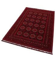 Makine Kaymaz Yıkanabilir Kırmızı Etnik Jüt Salon Halısı Mutfak Halısı Koridor Halısı Yolluk 3 red