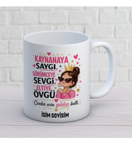 Kişiye Özel Elti Tasarımlı Evin Yıldızı Belli Yazılı İsimli Seramik Kupa