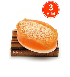 Kabak Lifli El Yapımı Doğal Ballı Keçi Sütü Sabunu 120 G x 3 Adet