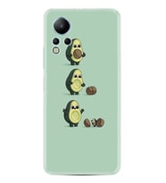 Infınix Note 12 Kılıf Resimli Desenli Baskılı Silikon Avokadılar 1352