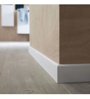 Verissimo Tina Beyaz Lake PVC Kaplı Süpürgelik 10 cm