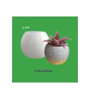 Desenli Saksı Silikon Kalıp No:1 (S939)