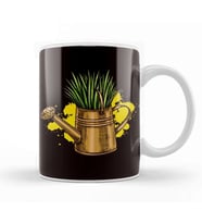 Gardener Gardening Garden Plants Watering Can Flowers Nature Kupa Bardak Porselen