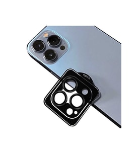 Apple iPhone 14 Pro Uyumlu Zore CL-09 Kamera Lens Koruyucu (Siyah)