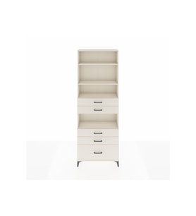 Arges Dolap 4 Raflı 5 Çekmeceli 88x30x243 Aytaşı-Aytaşı