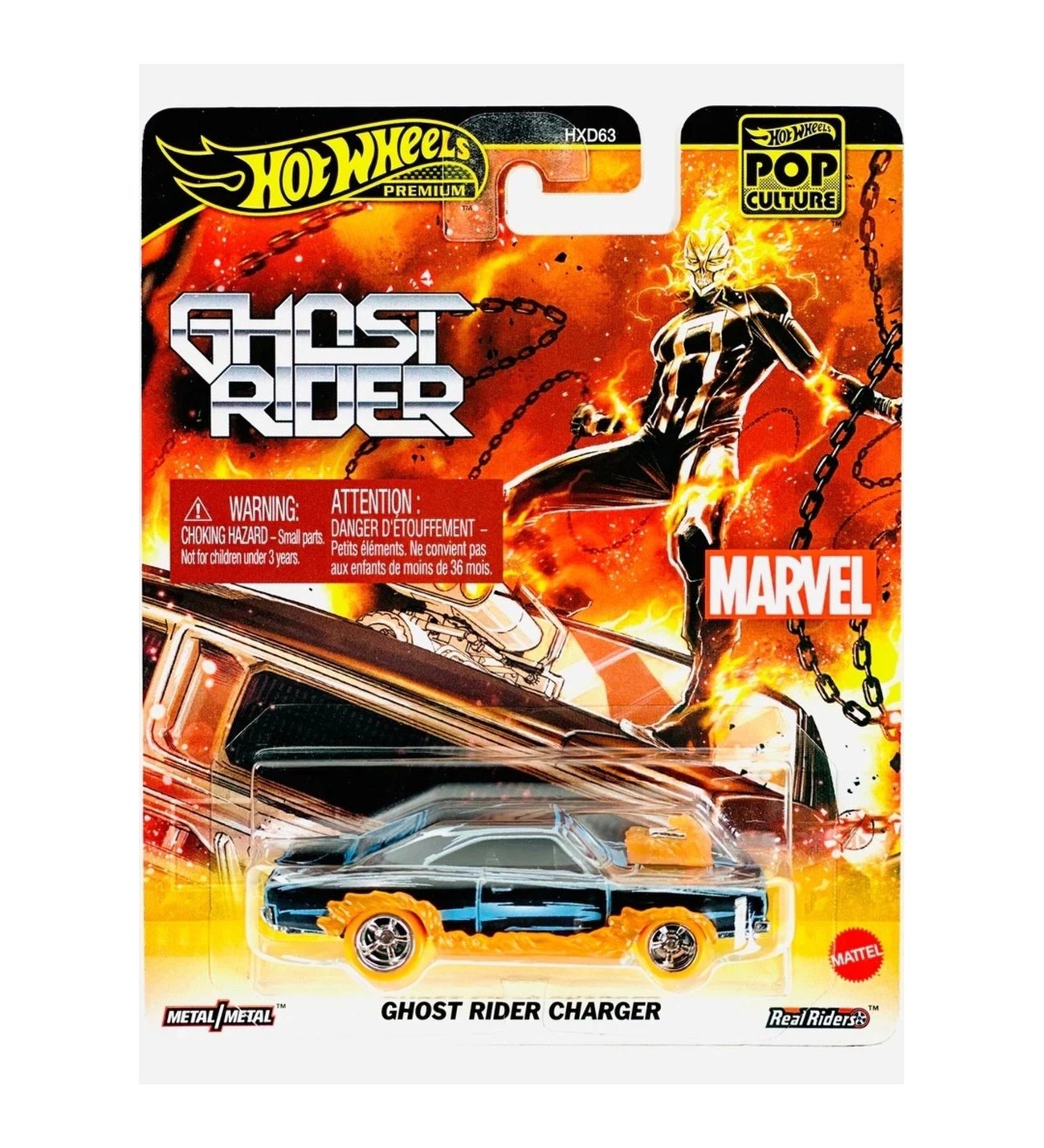 Hot Wheels Premium Pop Culture Ghost Rider Charger JBL81