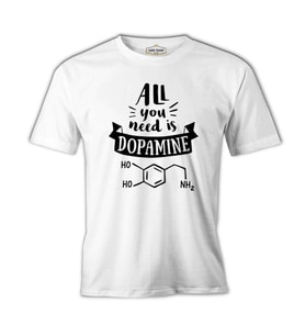 Kimya - Dopamin Element Beyaz Erkek Tshirt
