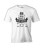 Kimya - Dopamin Element Beyaz Erkek Tshirt