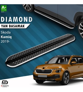 S-Dizayn Skoda Kamiq Diamond Krom Yan Basamak 183 Cm 2019 Üzeri