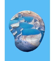 Türkiye Serisi - Pamukkale Baskılı Bilek Destekli Mouse Pad