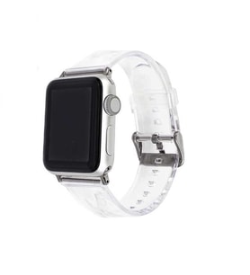 Apple Watch 40mm KRD-13 Şeffaf Silikon Kordon (Renksiz)