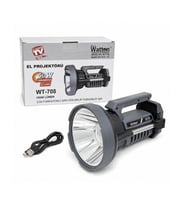 Watton WT-708 50W Işık Gücü 10.000 Lümen Fonksiyonlu Projektör Fener