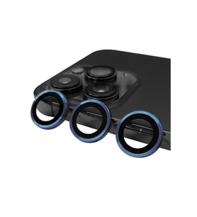Apple iPhone 15 Pro Max Uyumlu Zore CL-07 Kamera Lens Koruyucu (Gece Mavisi)