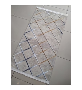 GABARDİN HALI DECORA 0056 BEJ VİZON KAYMAZ HALI 80X150 CM