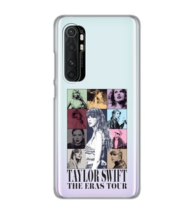 Xiaomi Mi Note 10 Lite Uyumlu Taylor Swift Desenli Şeffaf Telefon Kılıfı