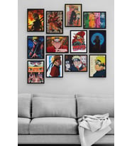 Hero Tasarım - Naruto Uzumaki 12 Parça Ahşap Mdf Tablo Zlltb212