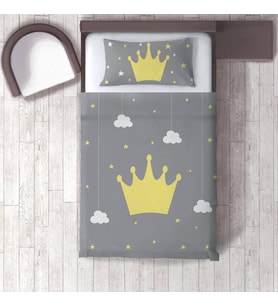 Çocuk Odası Dijital Baskılı 160x220cm Tek Kişilik Nevresim Takımı Model 00079