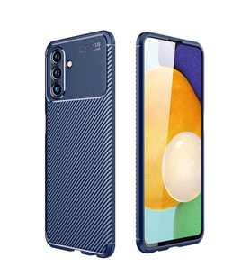 Samsung Galaxy A36 Kılıf Auto Focus Karbon Kapak - Lacivert